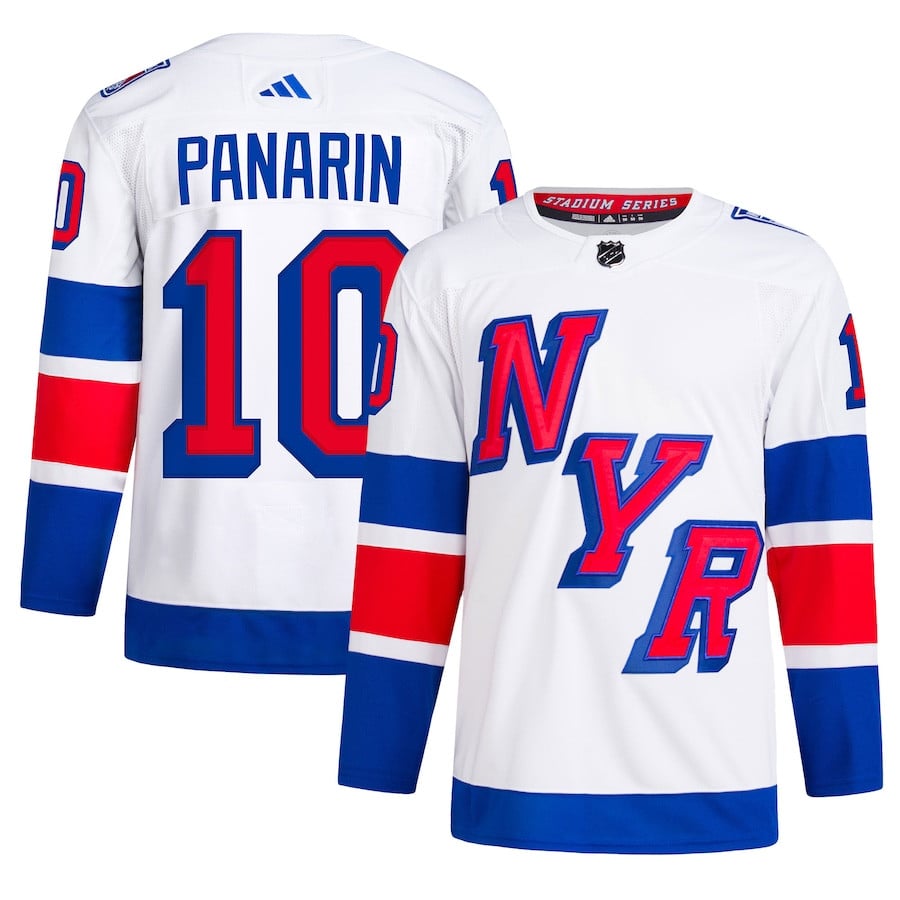 Artemi Panarin 10 New York Rangers 2024 Stadium Series Primegreen Men Hockey Jersey - White - JS565 