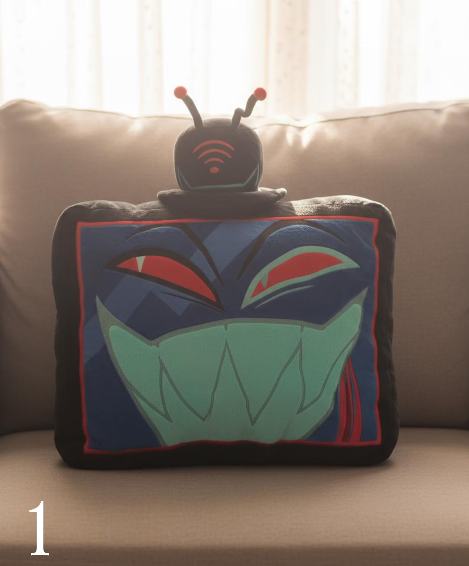 Preorder Hazbin Hotel throw double side plush pillow / pillowcase , gift for fans - Image 6