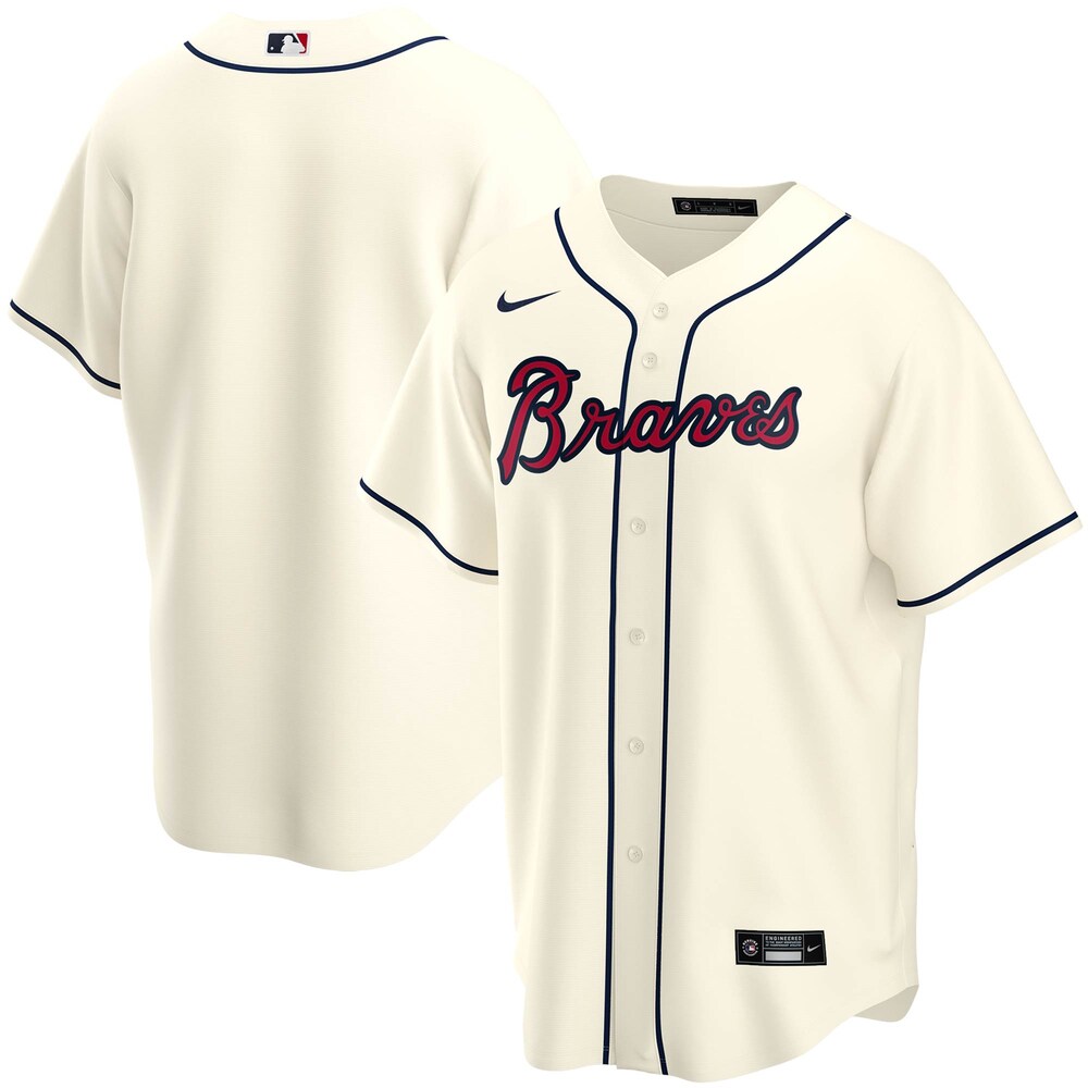 Atlanta Braves Alternate 2020 Team Jersey - Cream Color