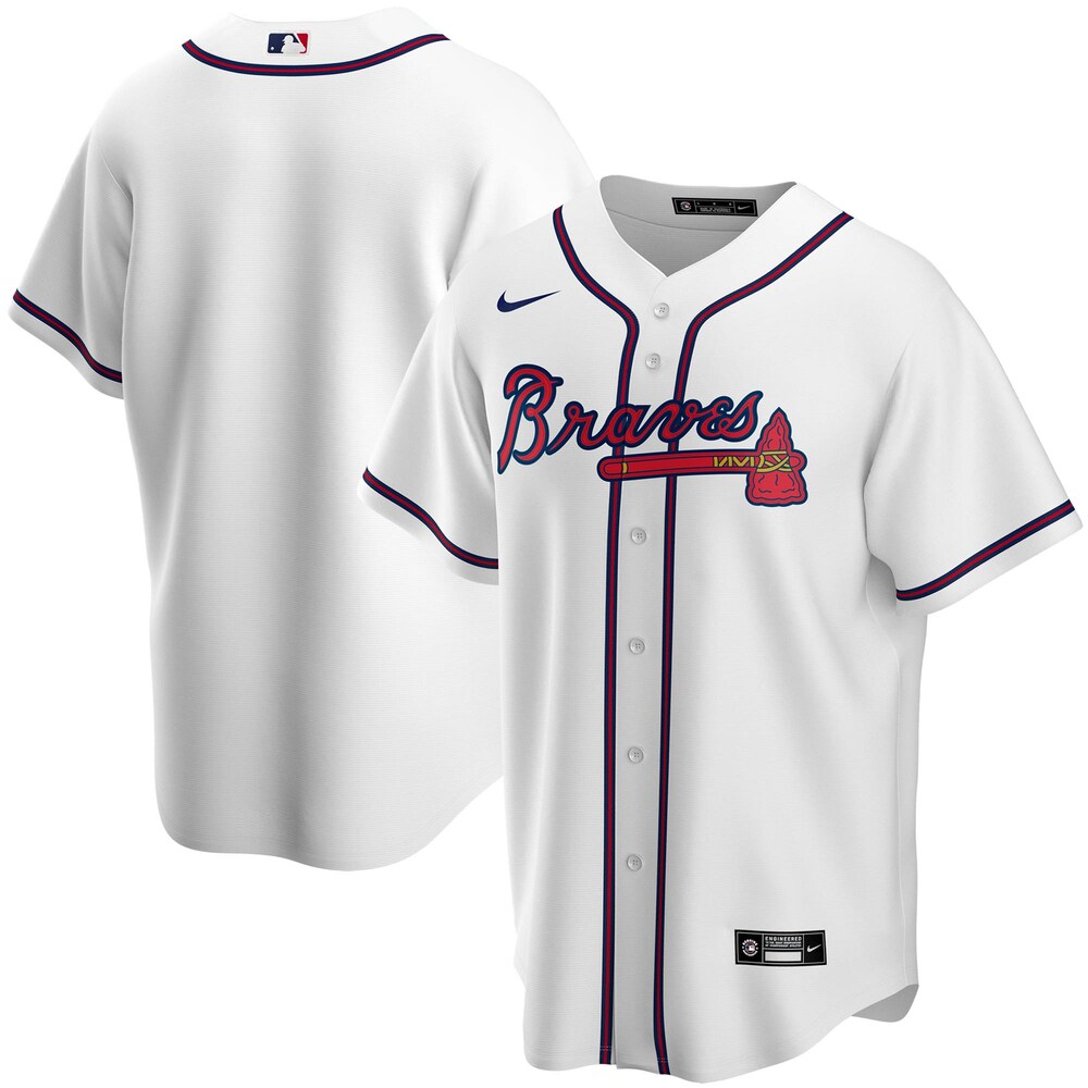 Atlanta Braves Home 2020 Team Baseball Jersey - White Color