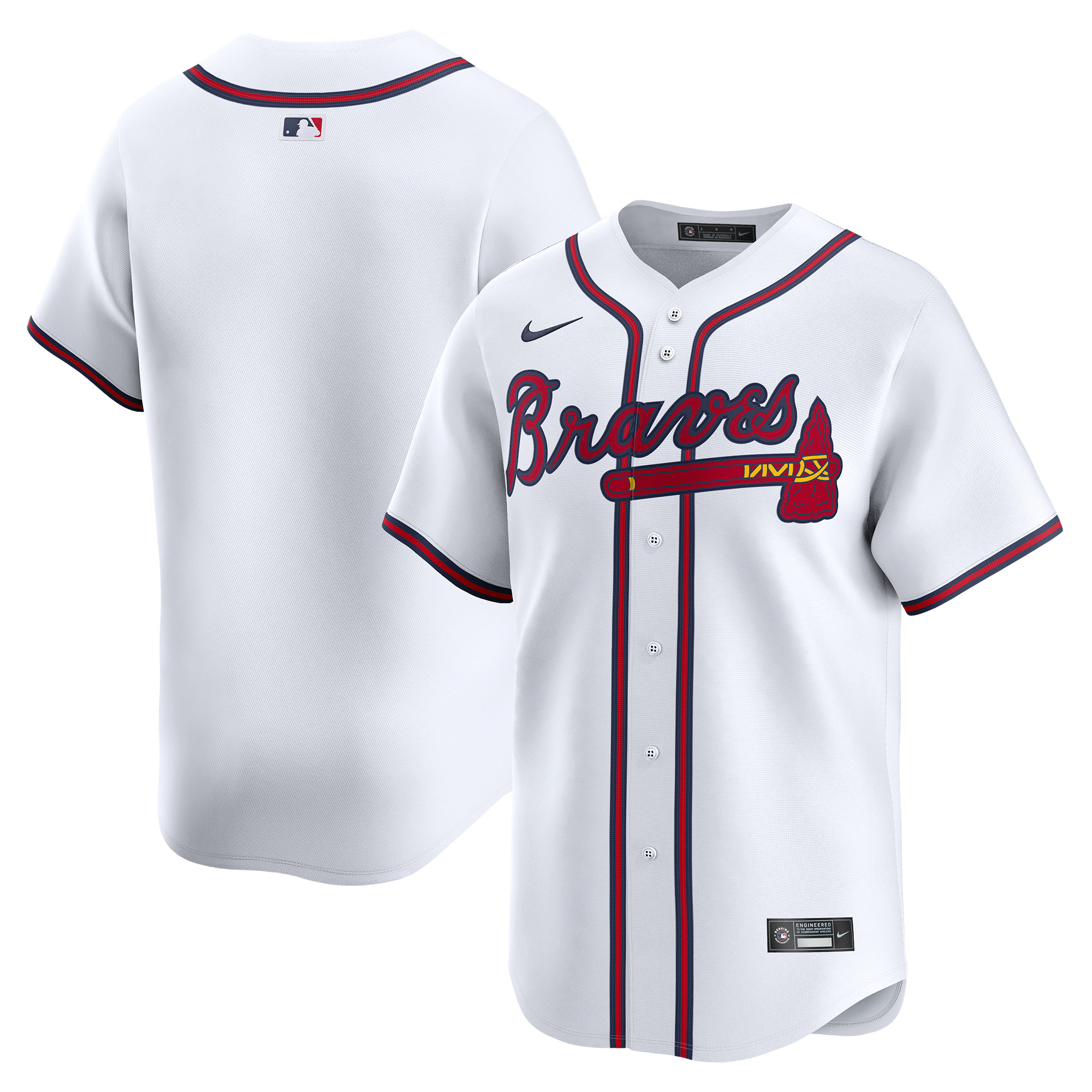 Atlanta Braves Home Limited Baseball Jersey - White