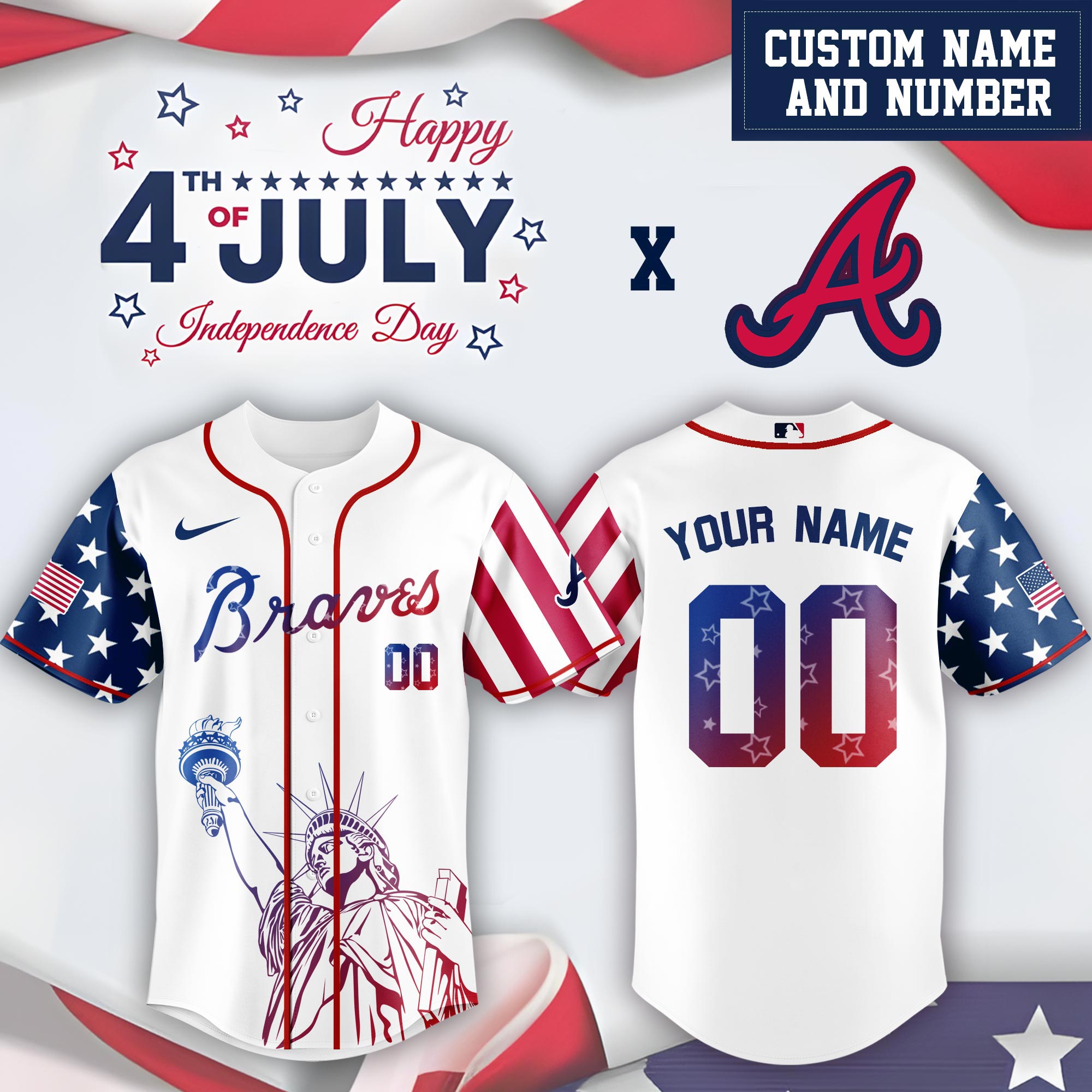 Atlanta Braves Mlb X Bluey And Bingo Special Edition Jersey 2025