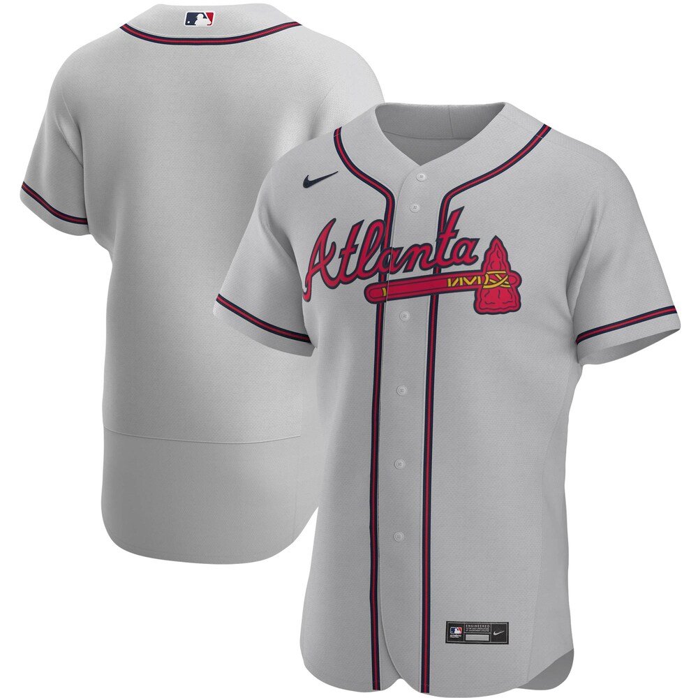 Atlanta Braves Road 2020 Team Baseball Jersey - Gray Color