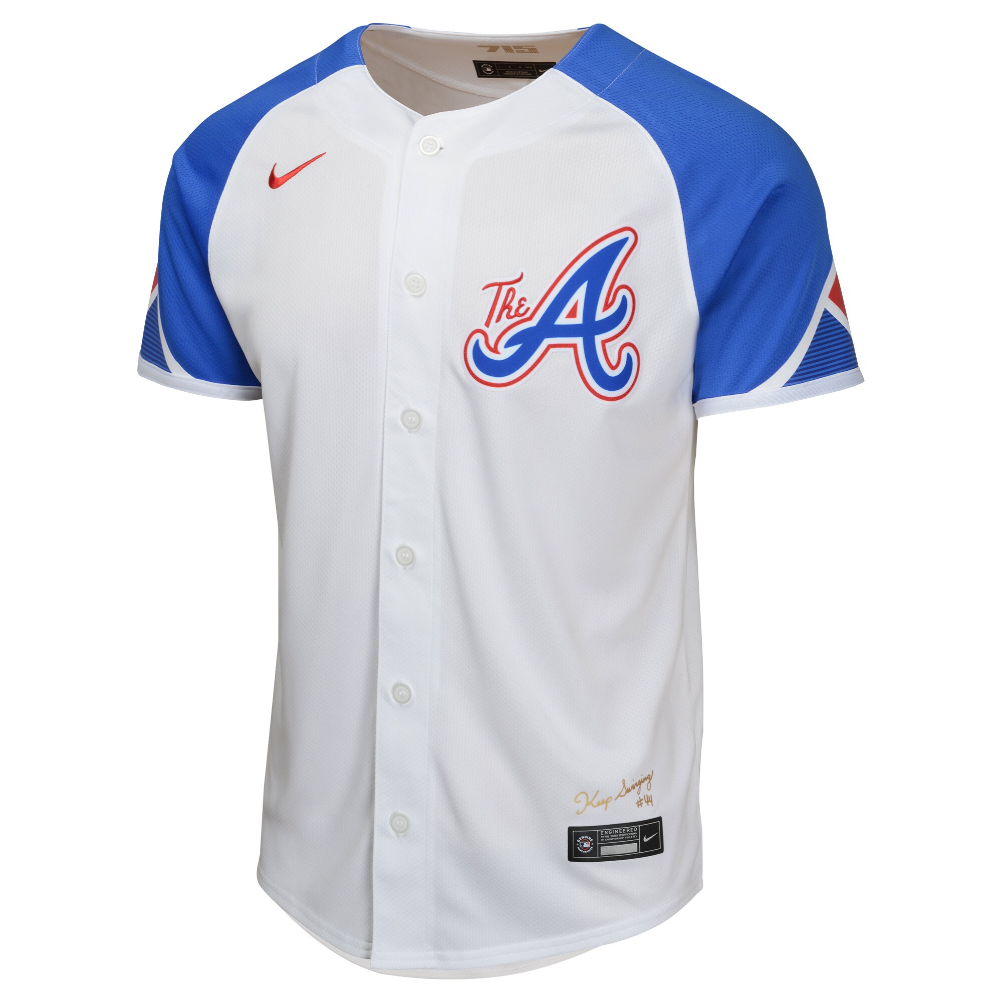 Alternative view of Atlanta Braves Youth City Connect Limited Baseball Jersey - White