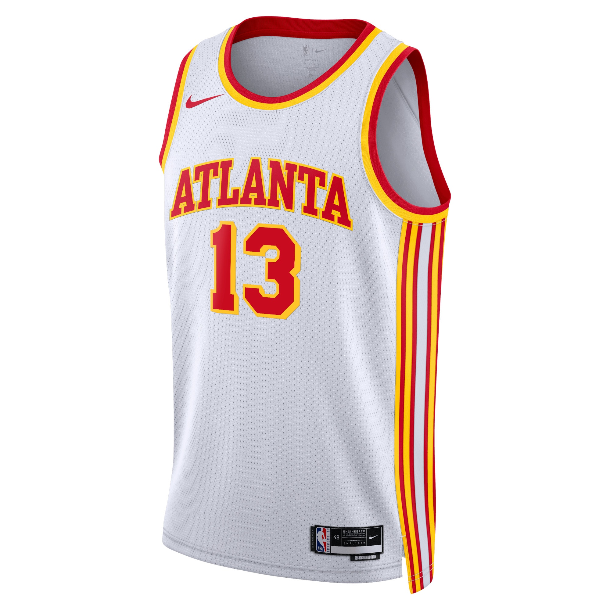 Atlanta Hawks Association Edition Swingman Jersey - White - Bogdan Bogdanović - Unisex - JS330 