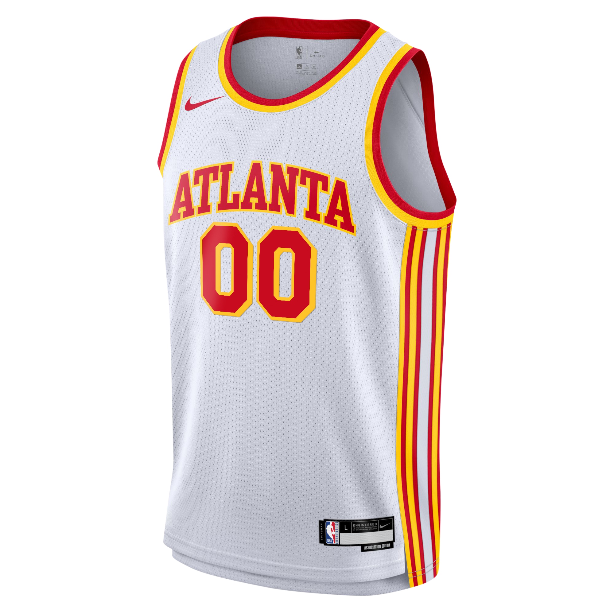 Alternative view of Atlanta Hawks Association Swingman Jersey - Custom - Youth - JS706 