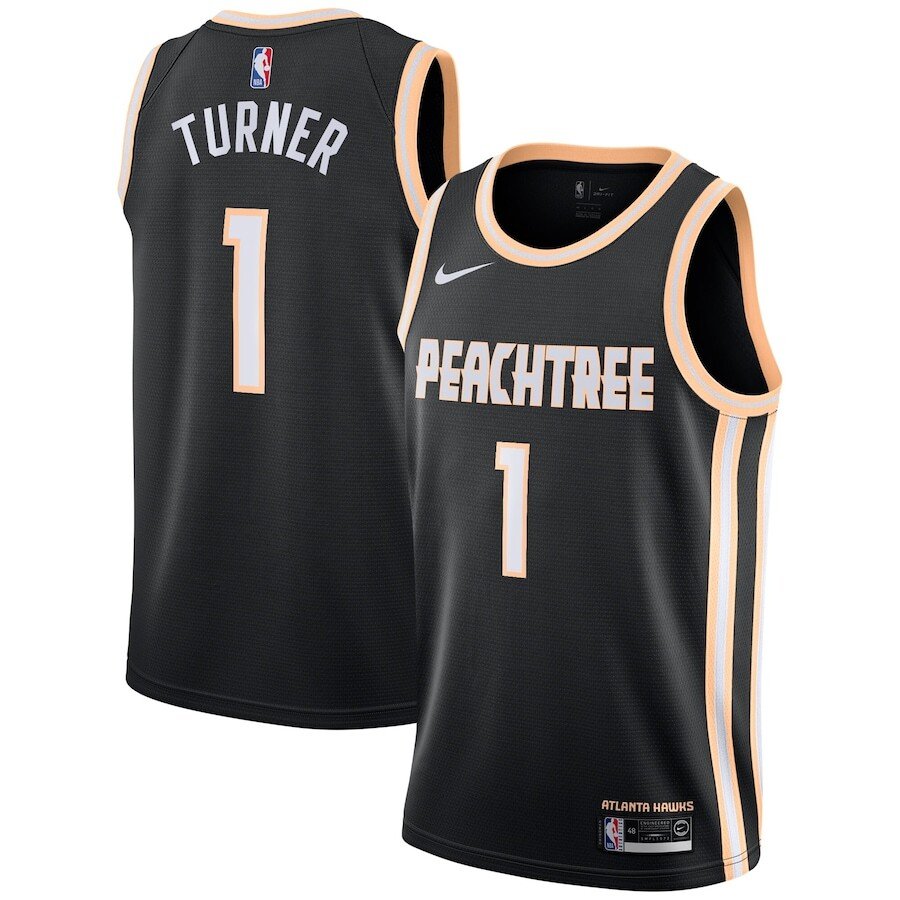 Atlanta Hawks City Edition Swingman Basketball Jersey - Evan Turner - Mens