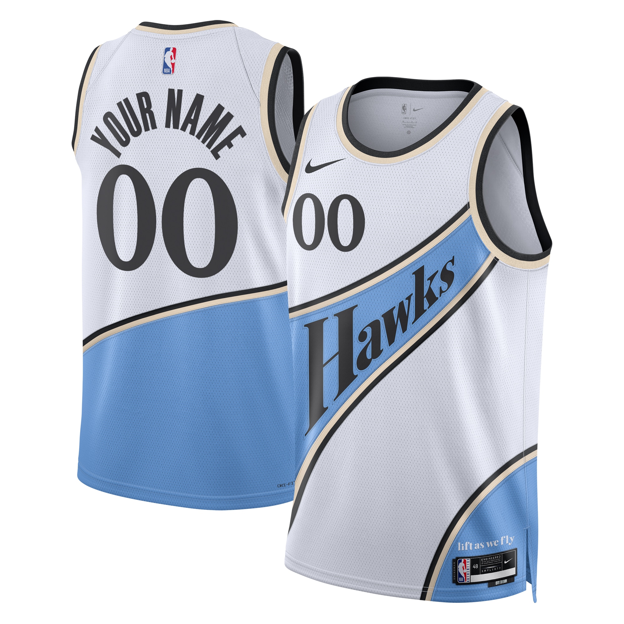 Atlanta Hawks City Edition Swingman Basketball Jersey 2024 - Custom - Unisex - JS742 