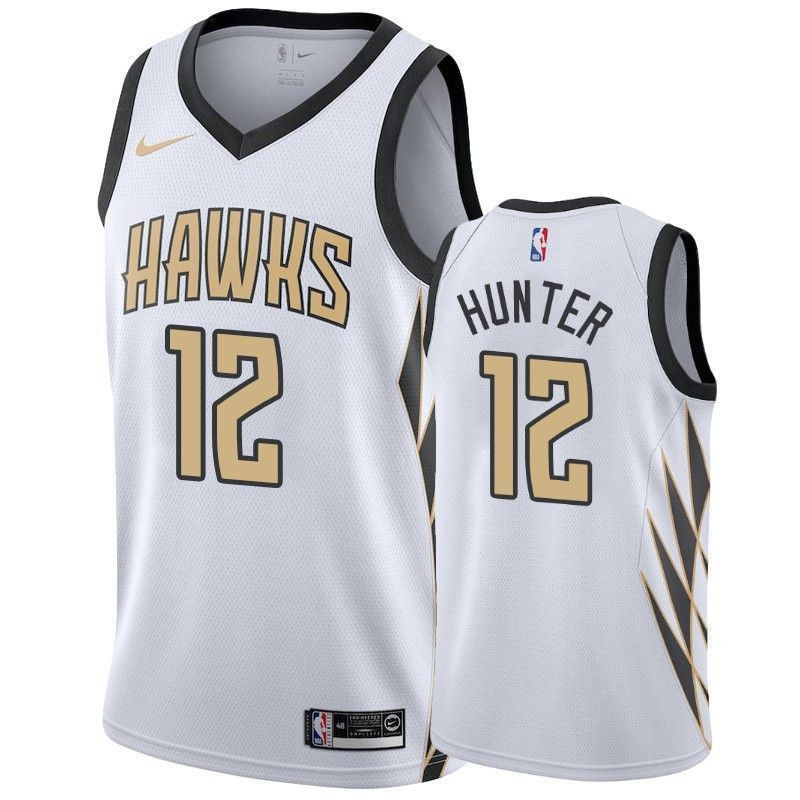 Atlanta Hawks De'andre Hunter 12 City Men's Basketball Jersey - JS815 