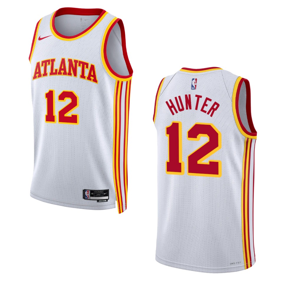 Atlanta Hawks De'andre Hunter 2022-23 Association Edition White Swingman Basketball Jersey