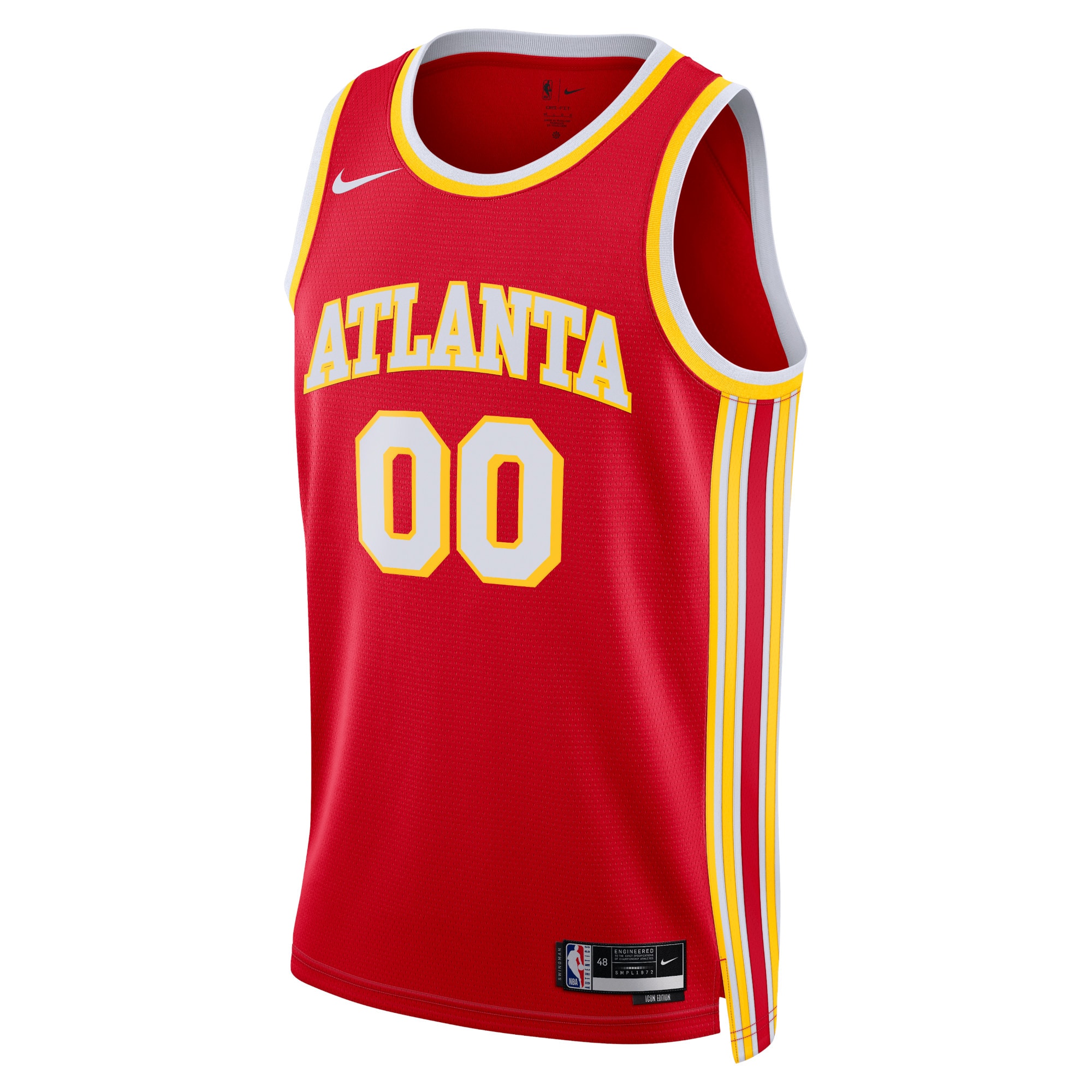 Atlanta Hawks Icon Swingman Basketball Jersey - Custom - Unisex - JS618 