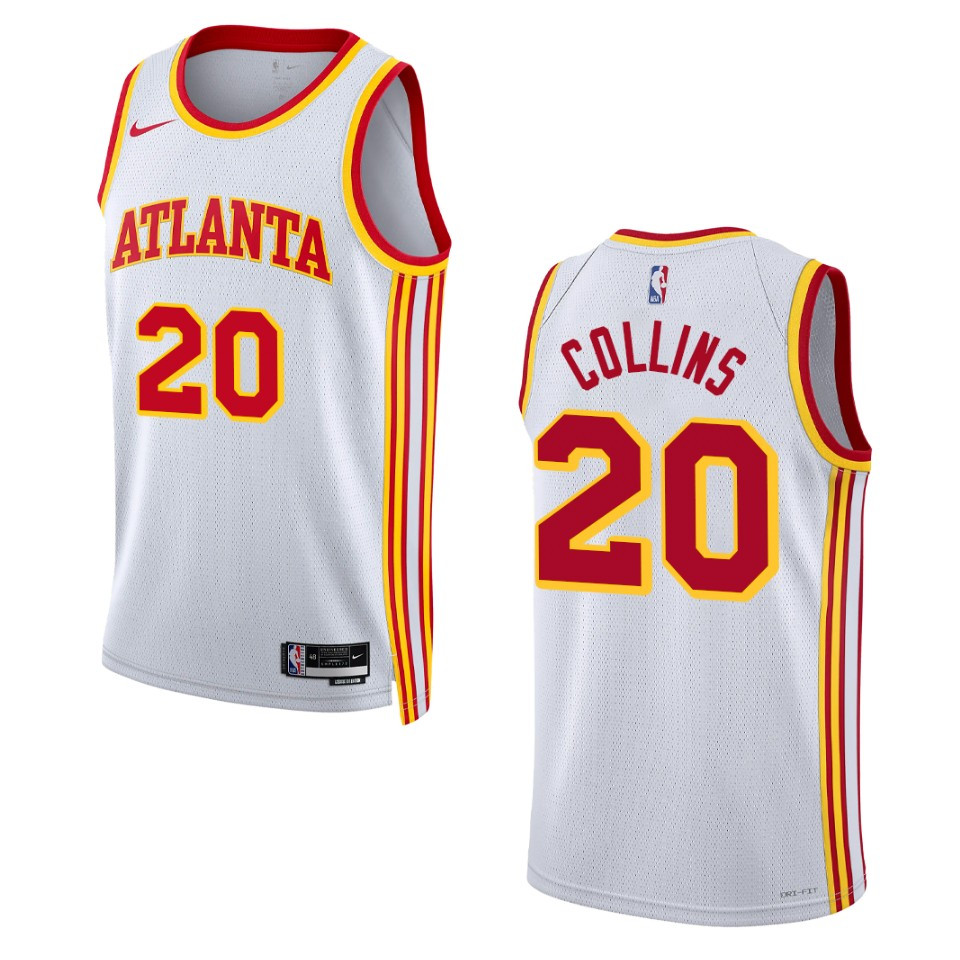 Atlanta Hawks John Collins 2022-23 Association Edition White Swingman Basketball Jersey