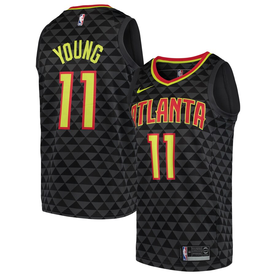 Atlanta Hawks Trae Young Men's Swingman Basketball Jersey - Black