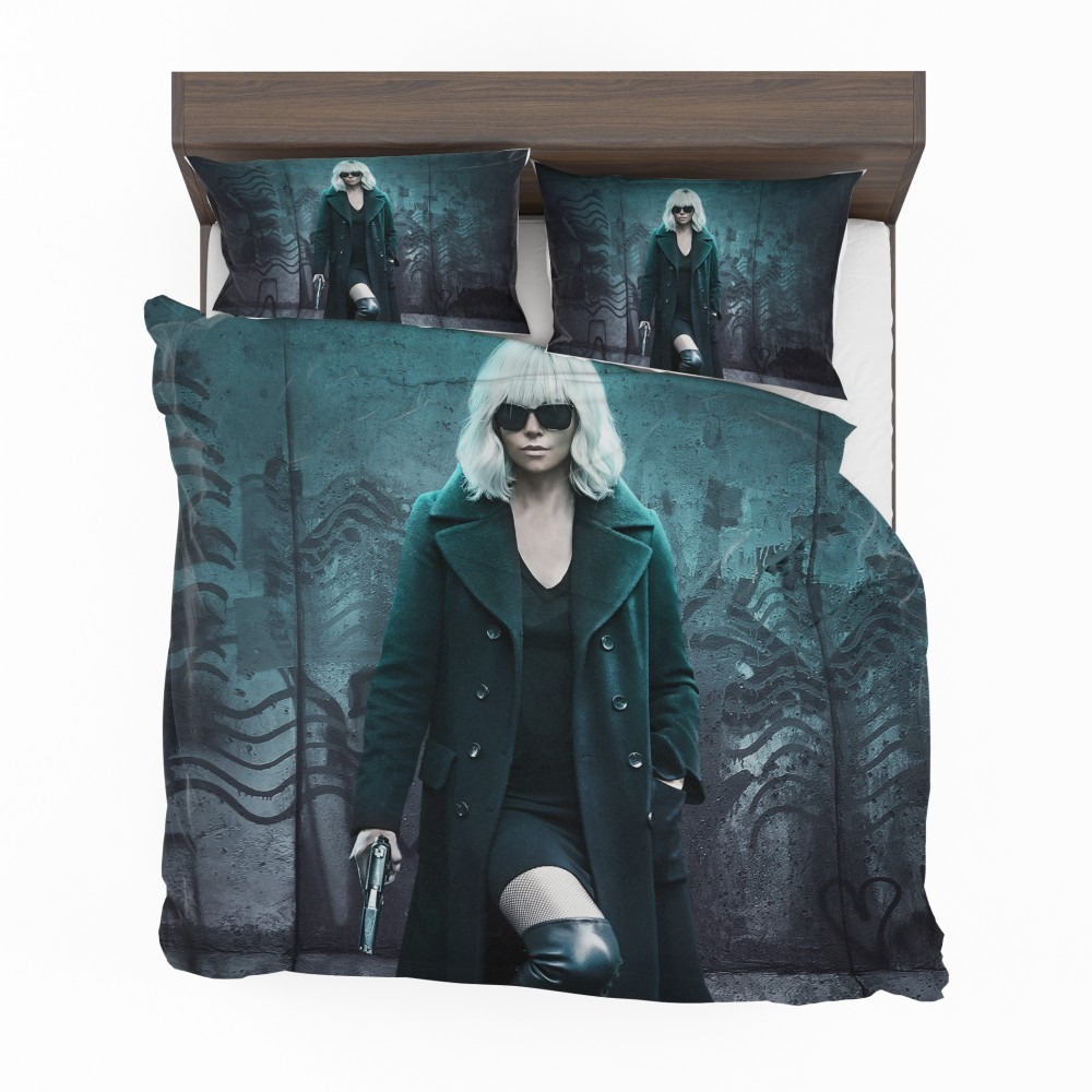 Alternative view of Atomic Blonde Movie Atomic Blonde Charlize Theron Bedding Set - Custom Bedding Set