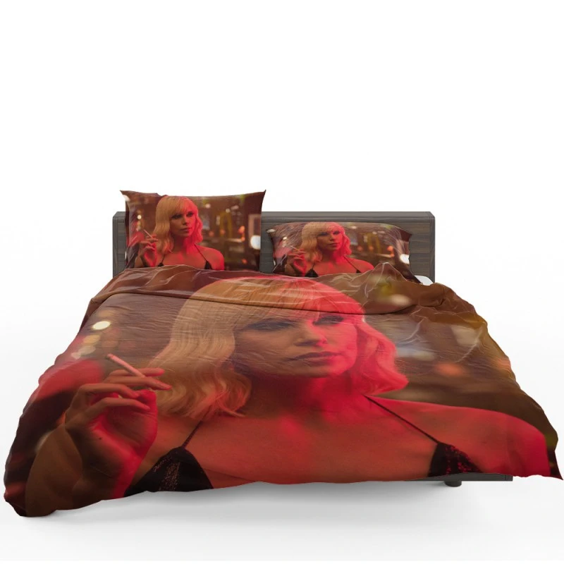 Atomic Blonde Movie Charlize Theron Bedding Set - Custom Bedding Set