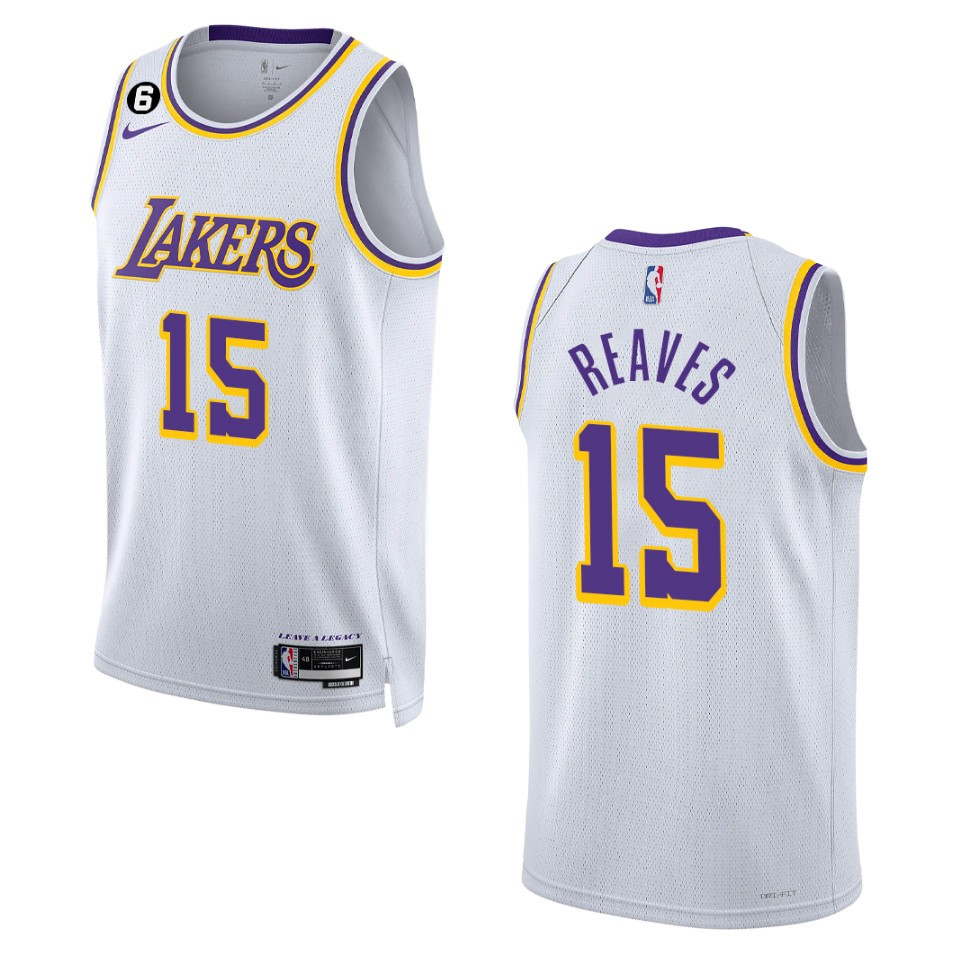 Austin Reaves Association Edition Los Angeles Lakers 2022-23 White Swingman Basketball Jersey