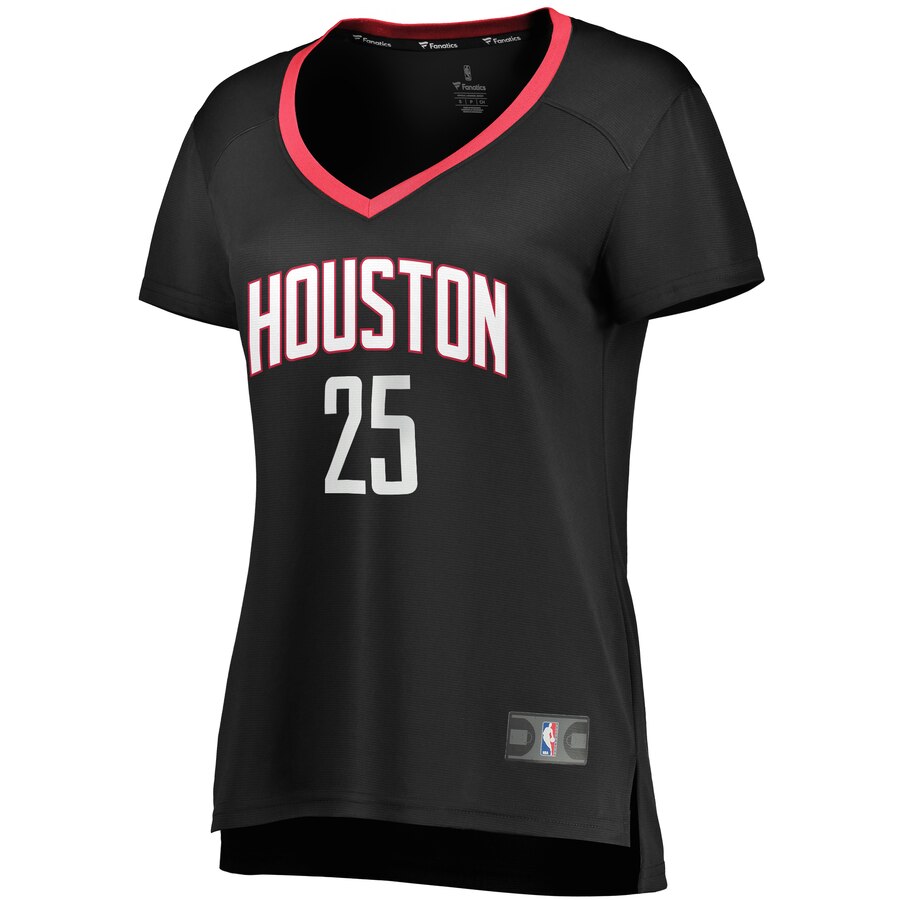 Alternative view of Austin Rivers Houston Rockets Fanatics Branded Women's Fast Break Player Replica Jersey - Statement Edition - Black