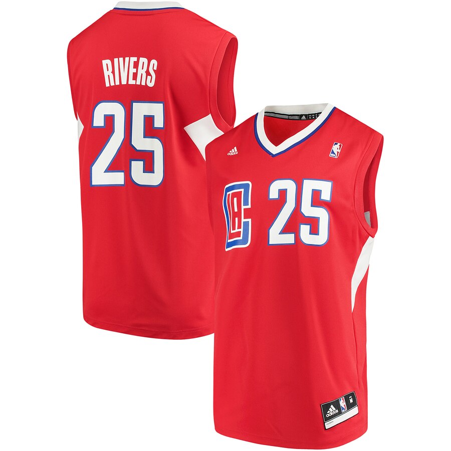 Austin Rivers La Clippers Adidas Road Replica Basketball Jersey - Red