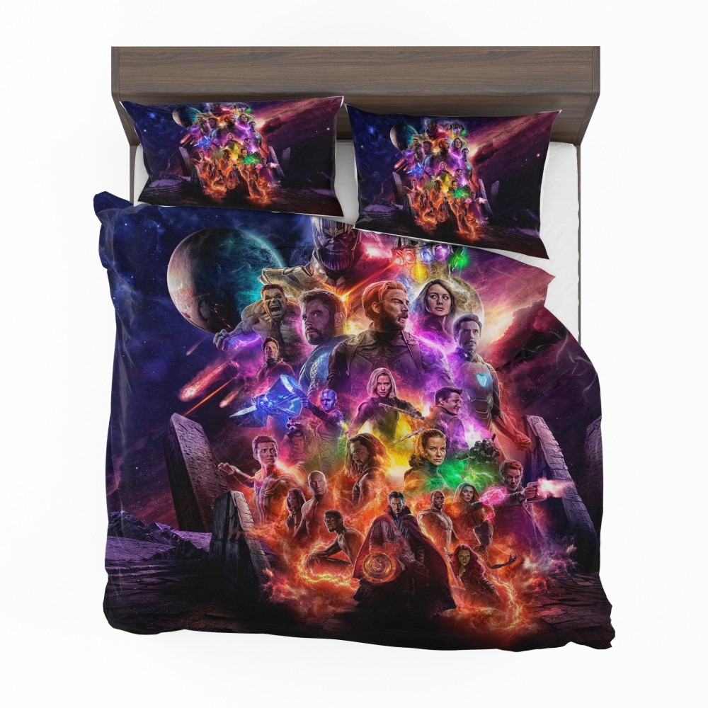 Alternative view of Avengers Endgame Movie Ant-Man Anthony Mackie Benedict Cumberbatch Bedding Set - Custom Bedding Set