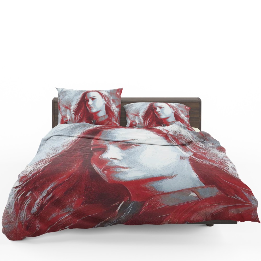 Avengers Endgame Movie Brie Larson Bedding Set - Custom Bedding Set