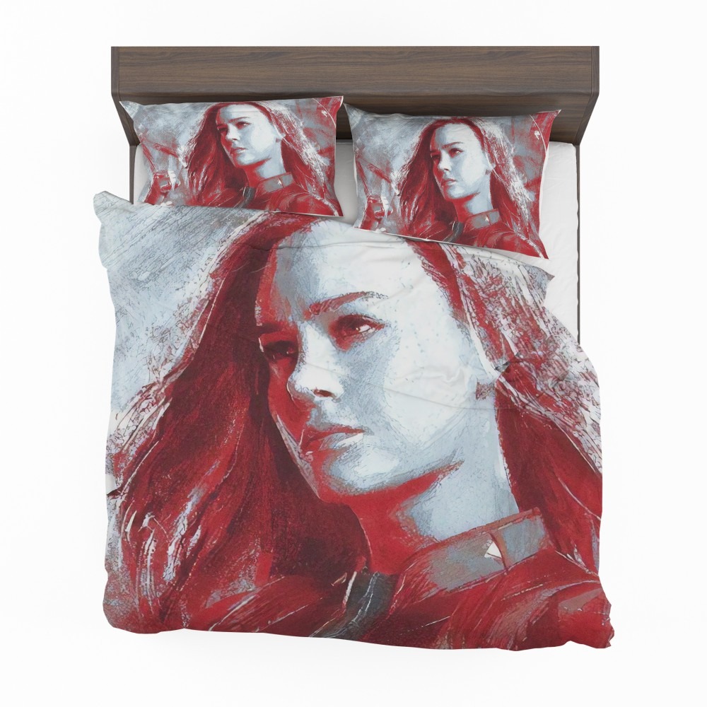 Alternative view of Avengers Endgame Movie Brie Larson Bedding Set - Custom Bedding Set
