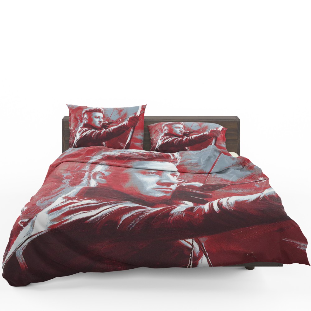 Avengers Endgame Movie Hawkeye Jeremy Renner MCU Bedding Set - Custom Bedding Set