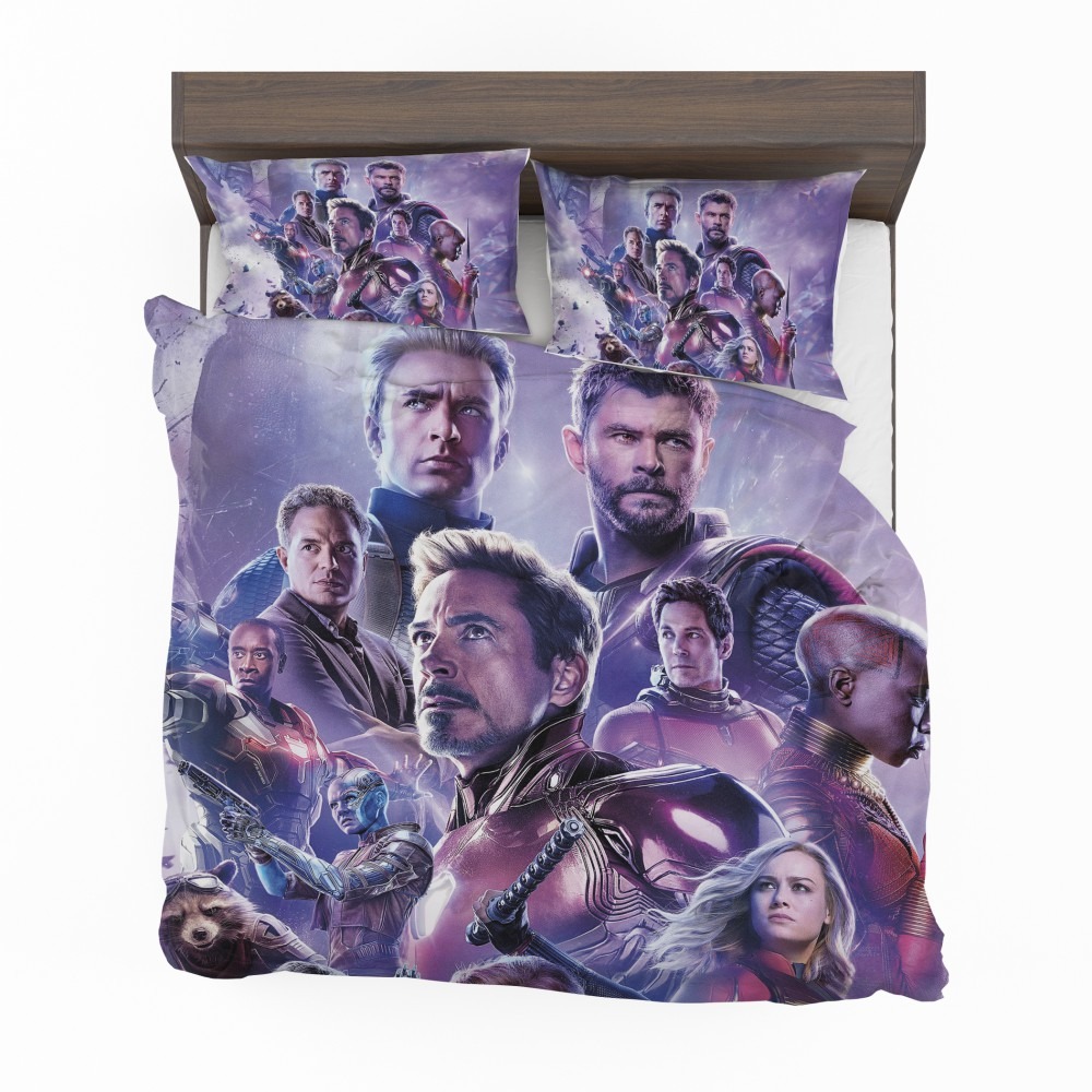 Alternative view of Avengers Endgame Movie Marvel Comics Bedding Set - Custom Bedding Set