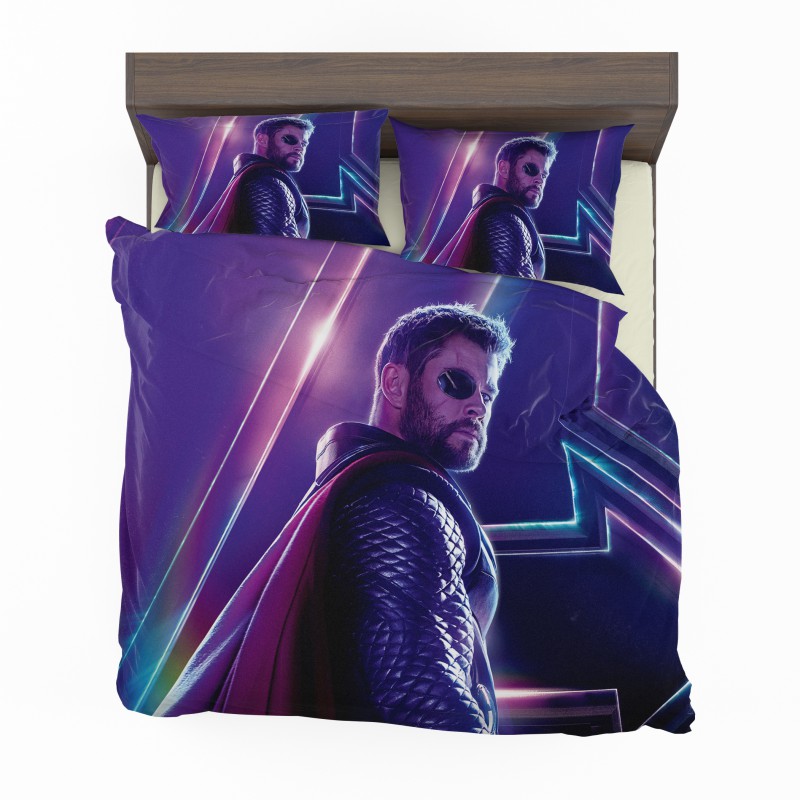 Alternative view of Avengers Infinity War Chris Hemsworth Thor Comforter Set - Custom Bedding Set