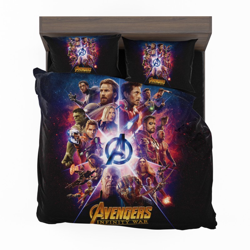 Alternative view of Avengers Infinity War Marvel Comic Movie Bedding Set - Custom Bedding Set
