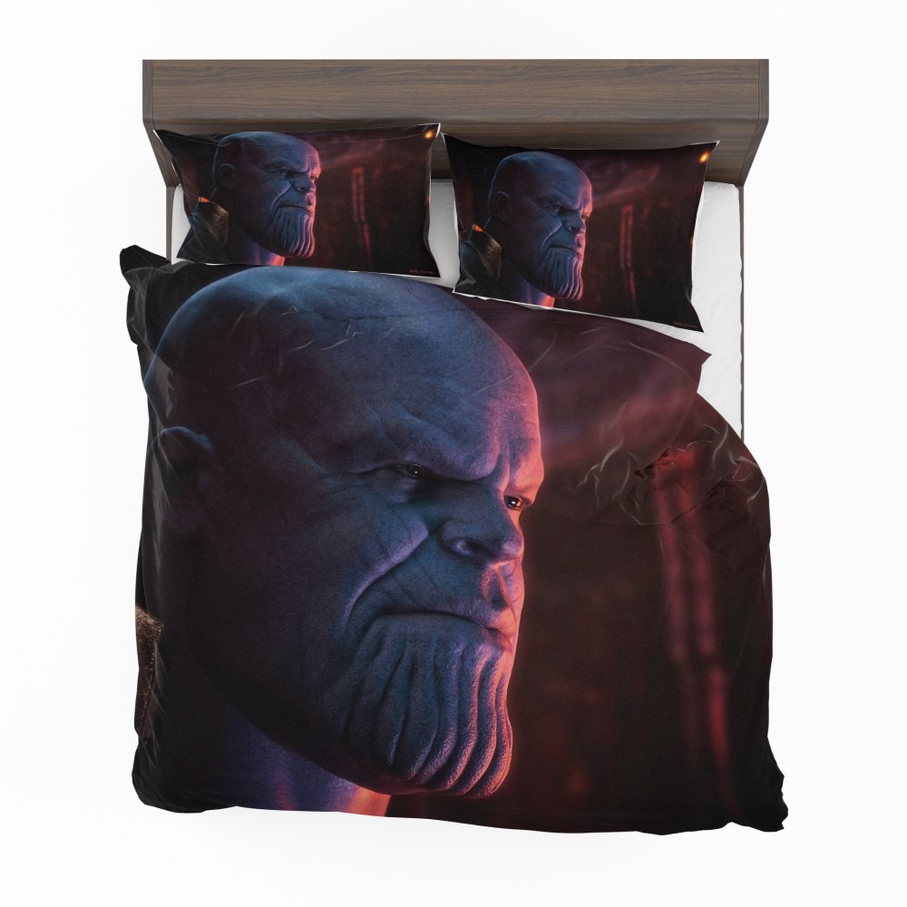Alternative view of Avengers Infinity War Movie Marvel Comics Thanos Bedding Set - Custom Bedding Set