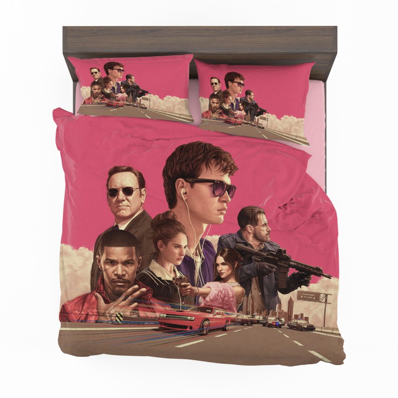 Alternative view of Baby Driver Movie Kids Bedding Set - Custom Bedding Set