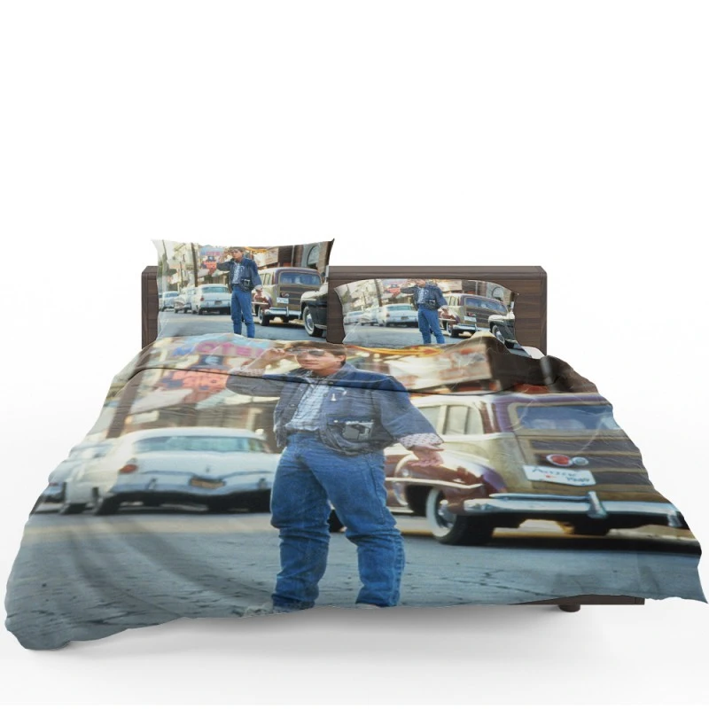 Back To The Future Move Marty McFly Michael J Fox Movie Bedding Set - Custom Bedding Set