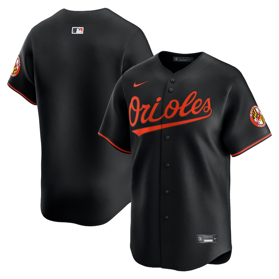 Baltimore Orioles Alternate Limited Men Baseball Jersey - Black