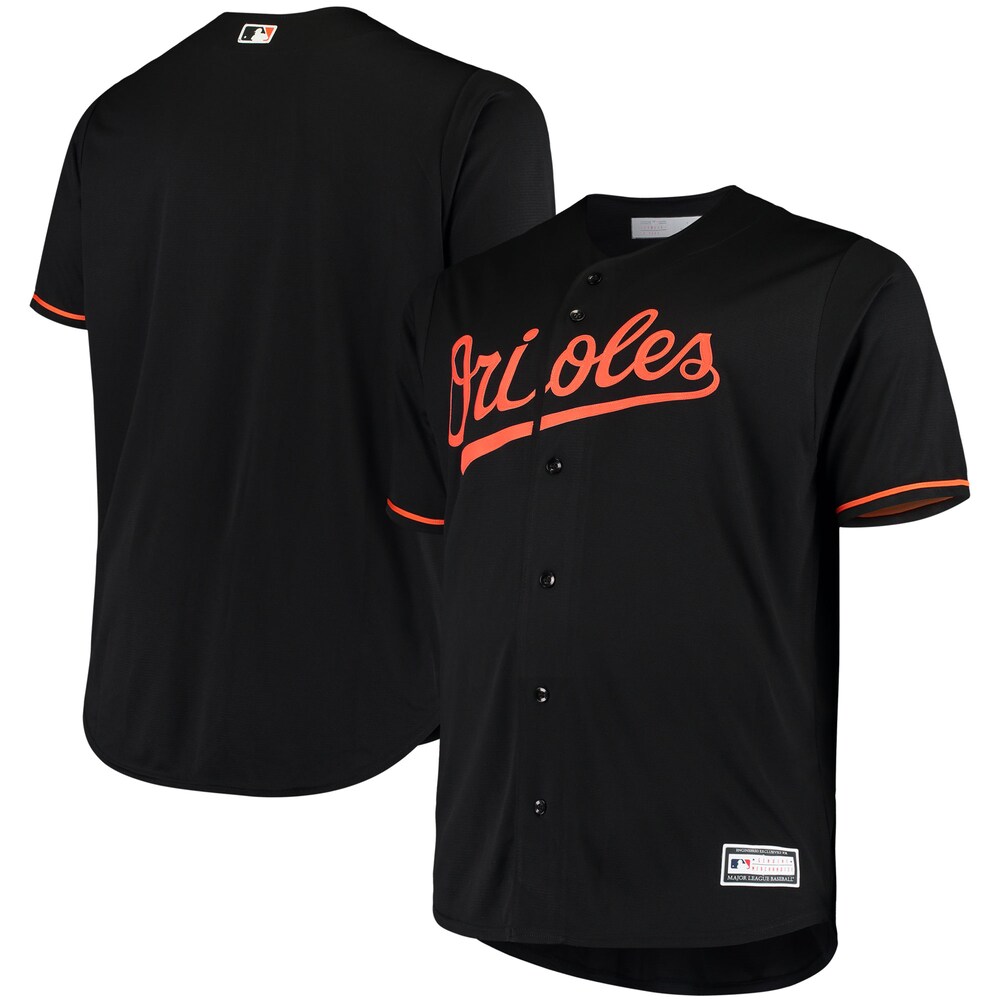 Baltimore Orioles Big & Tall Alternate Team Baseball Jersey - Black