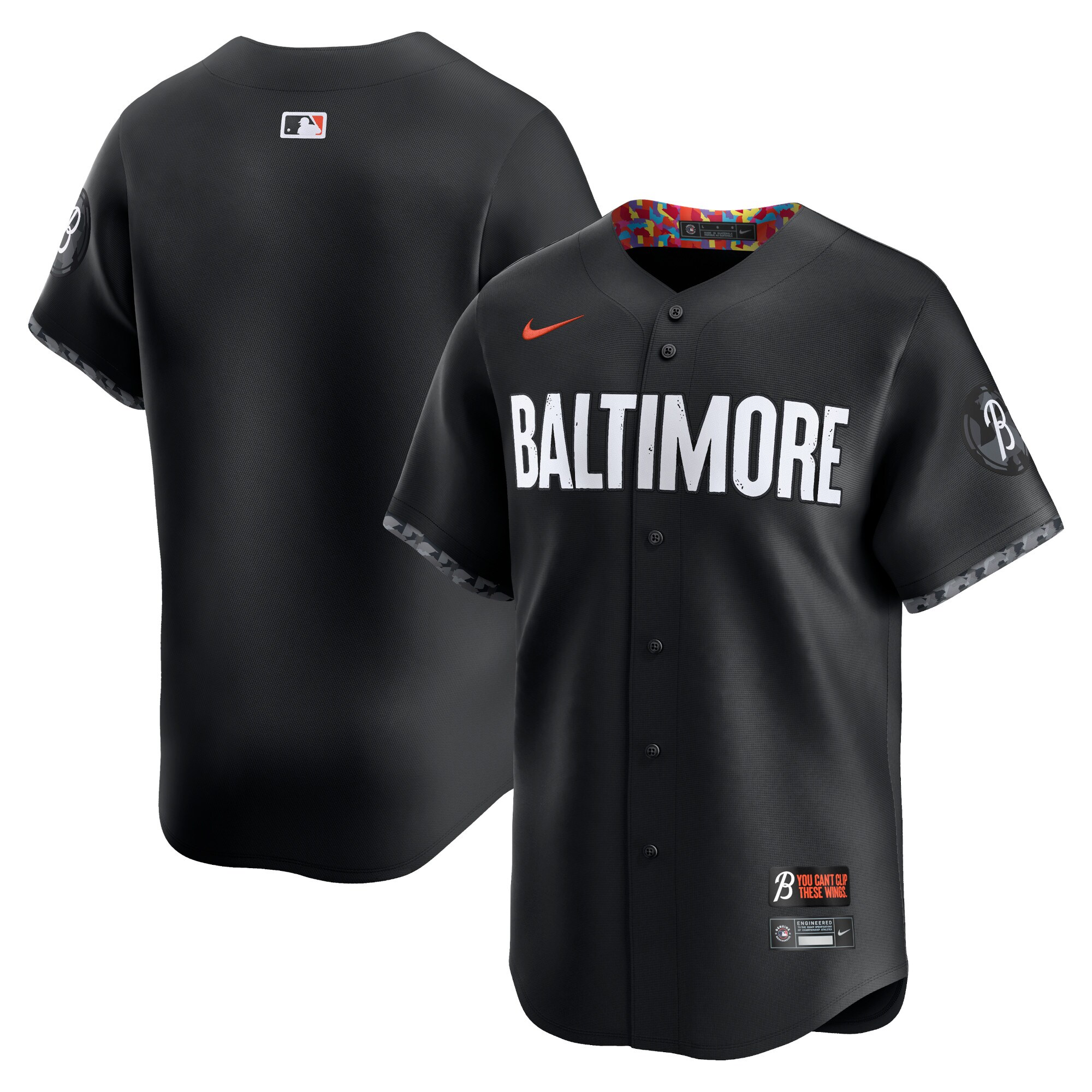 Baltimore Orioles City Connect Limited Baseball Jersey - Black