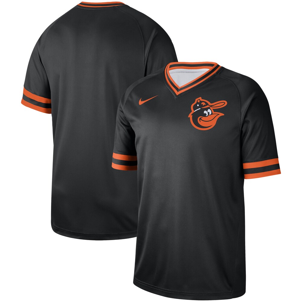 Baltimore Orioles Cooperstown Collection Legend V-neck Baseball Jersey - Black