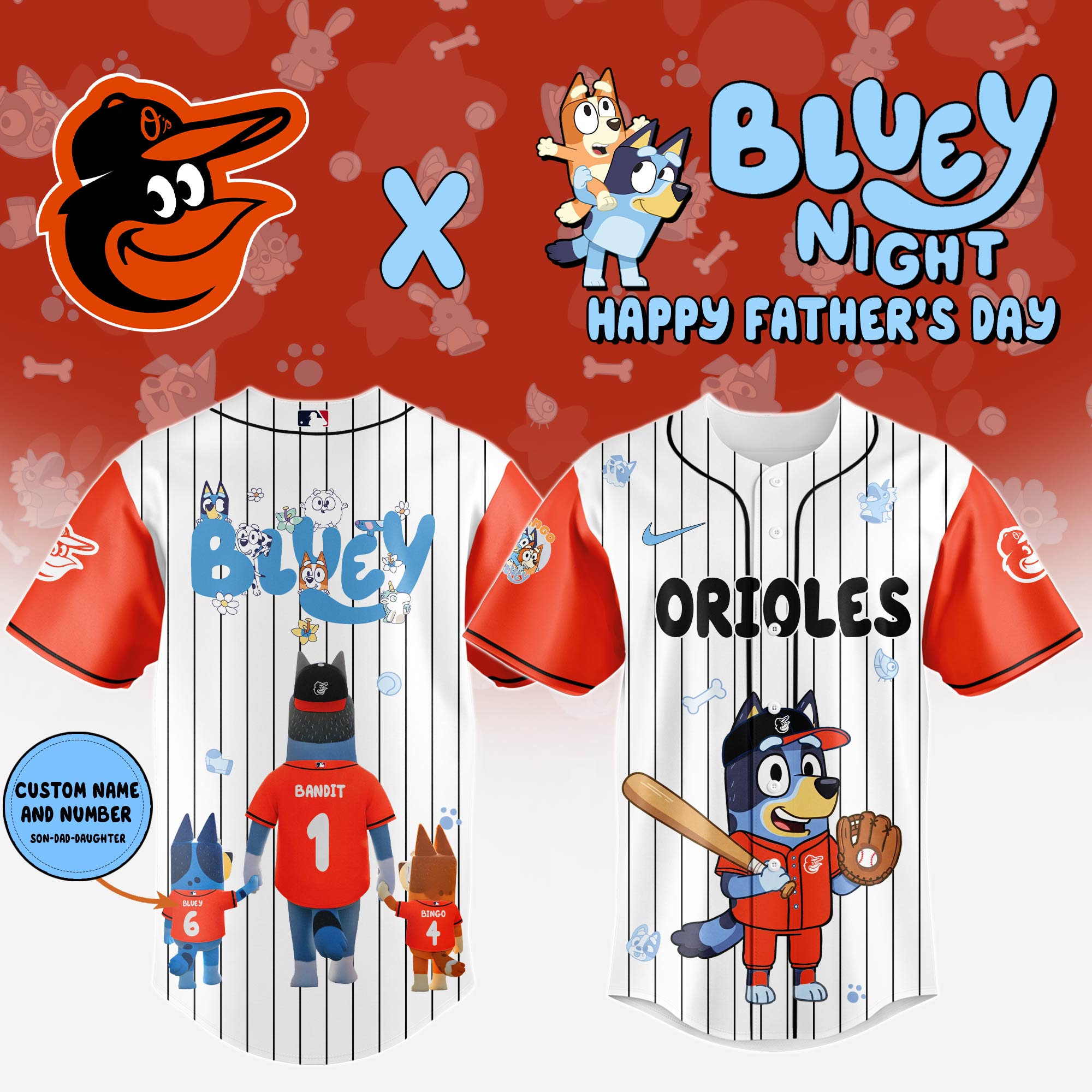 Baltimore Orioles Happy Father’s Day Limited Edition Jersey 2025
