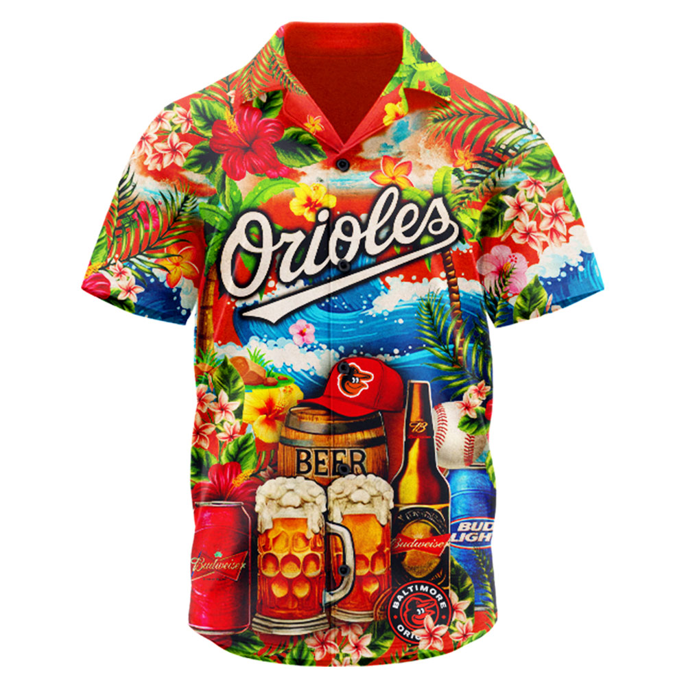 Alternative view of Baltimore Orioles Mlb Hawaiian Shirt Special Edition 2025