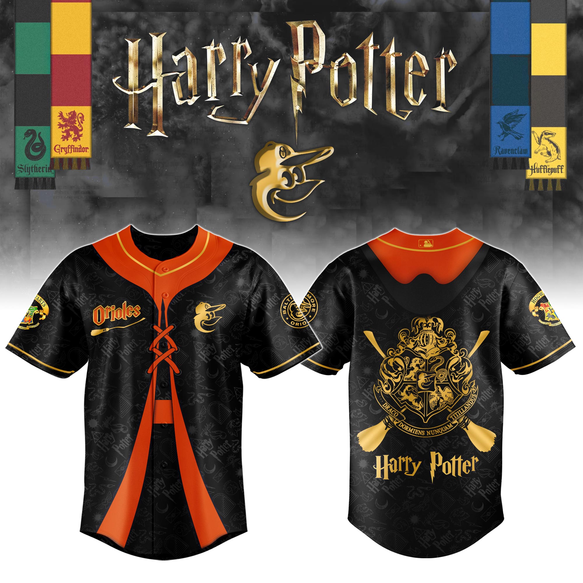 Baltimore Orioles Mlb X Harry Potter Night Jersey
