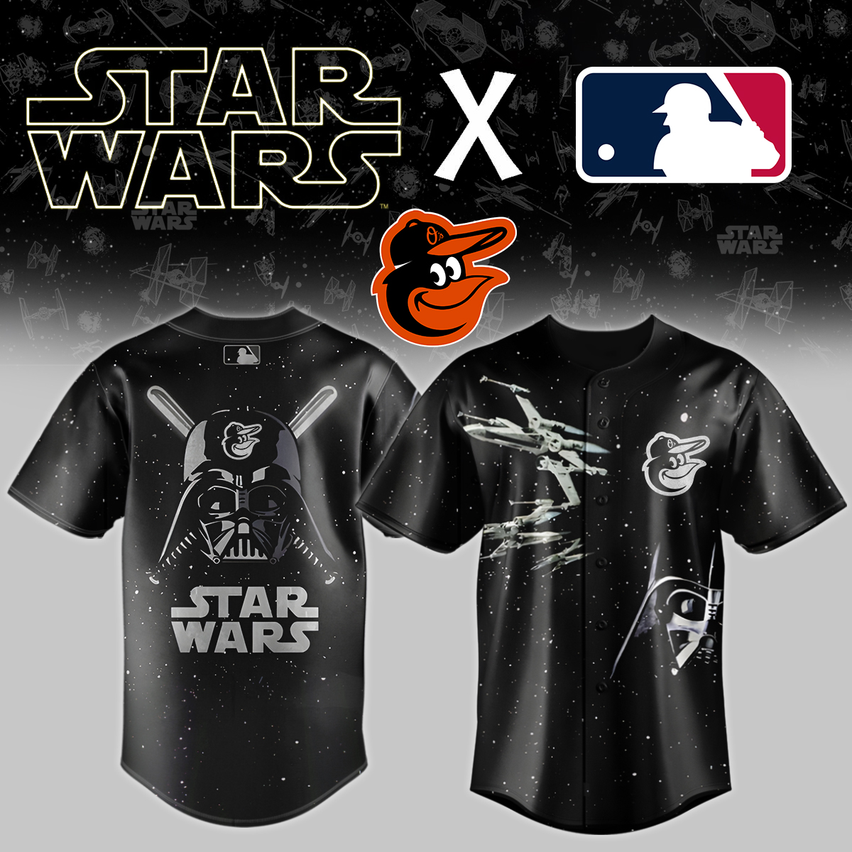 Baltimore Orioles X Star Wars Baseball Jersey