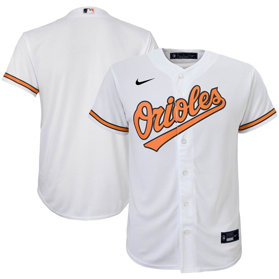 Baltimore Orioles Youth Home 2020 Replica Team Baseball Jersey - White