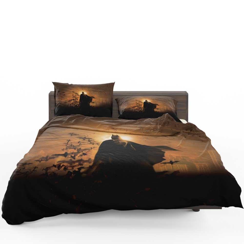 Batman Begins Movie Bruce Wayne Bedding Set - Custom Bedding Set