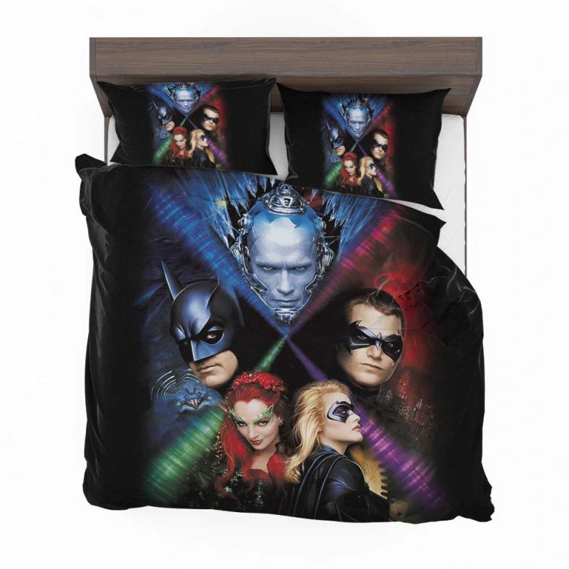 Alternative view of Batman & Robin In Justice League Movie Bedding Set - Custom Bedding Set