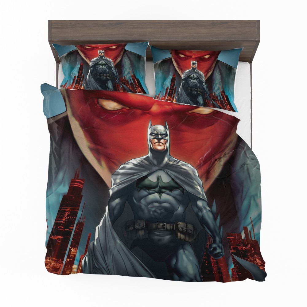 Alternative view of Batman Under The Red Hood Movie Bruce Wayne DC Comics Jason Todd Bedding Set - Custom Bedding Set