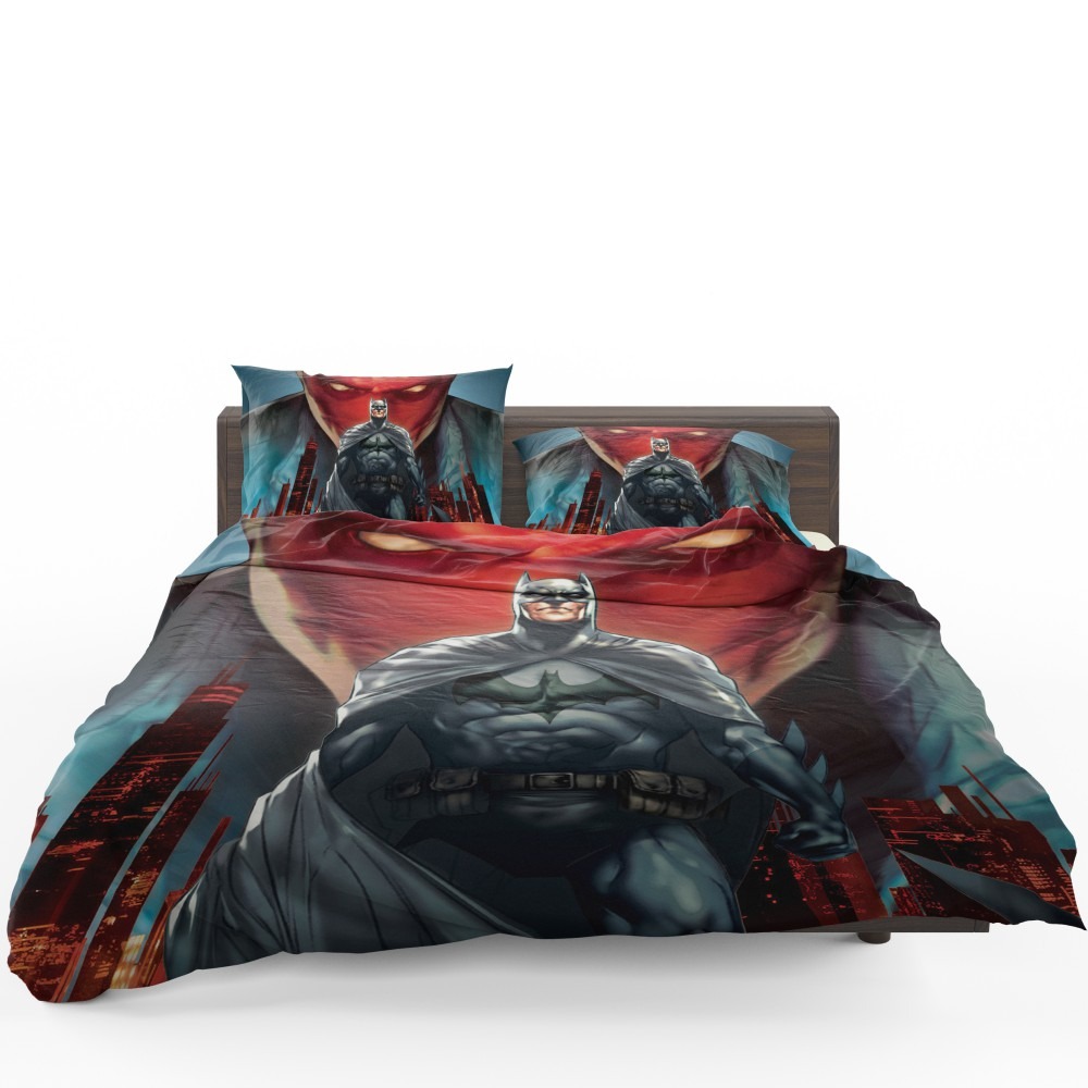 Batman Under The Red Hood Movie Bruce Wayne DC Comics Jason Todd Bedding Set - Custom Bedding Set