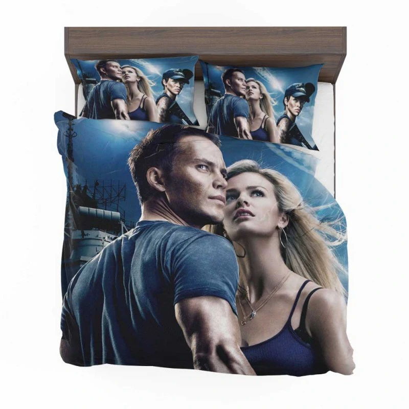 Alternative view of Battleship Movie Taylor Kitsch Brooklyn Decker Bedding Set - Custom Bedding Set
