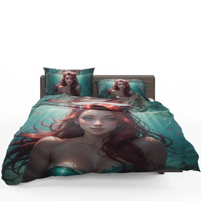 Beautiful Ariel Fantasy Art Bedding Set - Custom Bedding Set