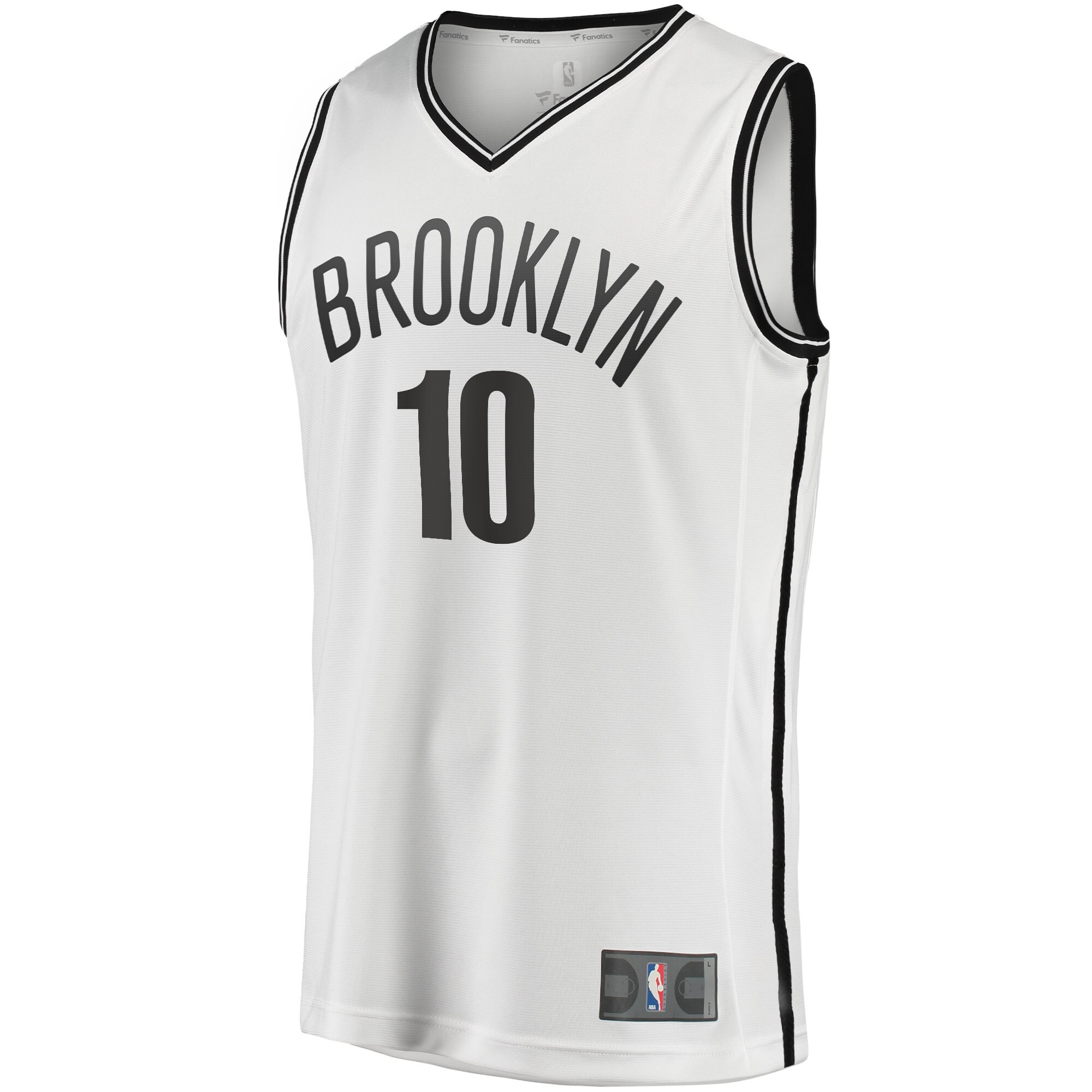 Alternative view of Ben Simmons Brooklyn Nets Fanatics Fast Break Replica Basketball Jersey - Association Edition - White