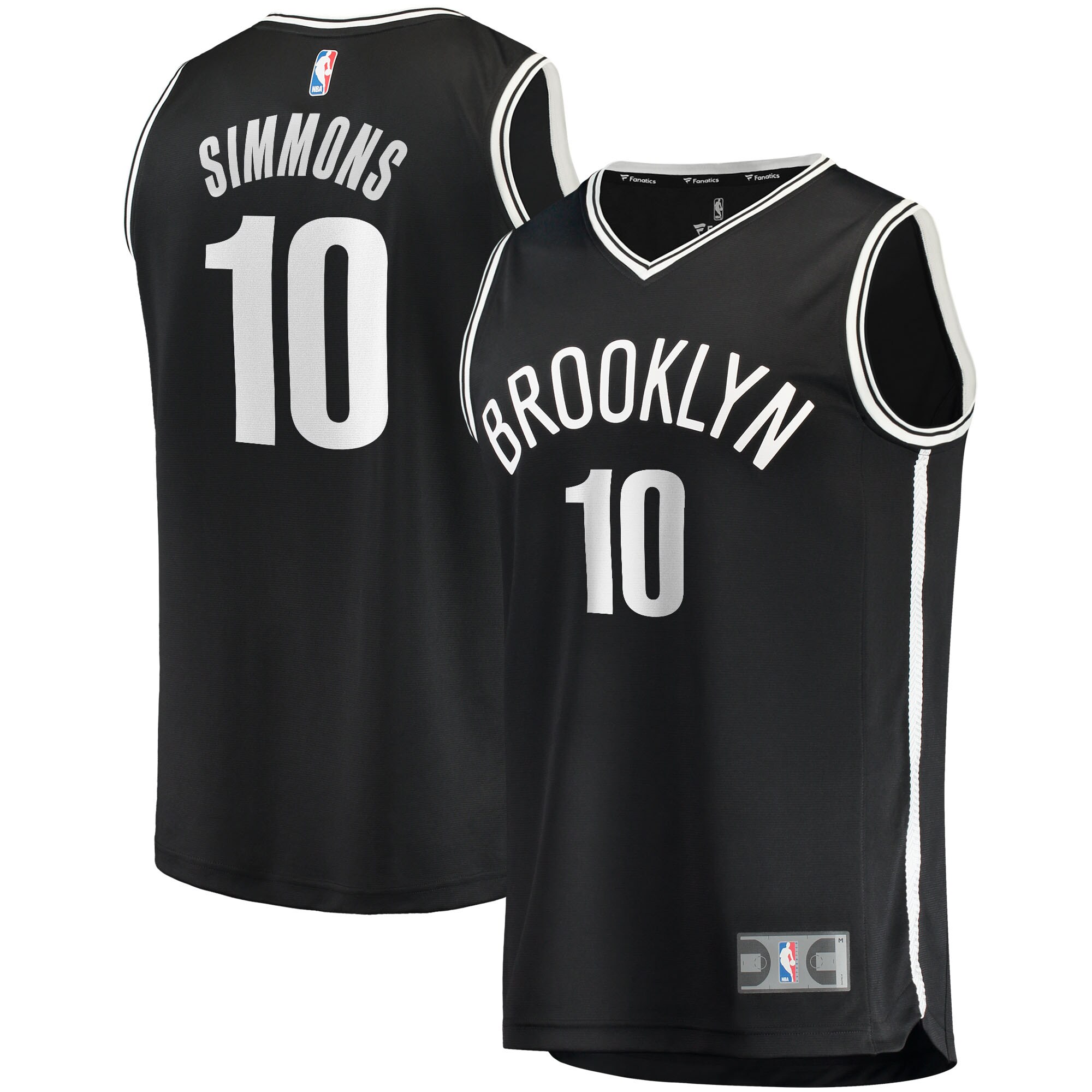 Ben Simmons Brooklyn Nets Fanatics Fast Break Replica Jersey - Icon Edition - Black