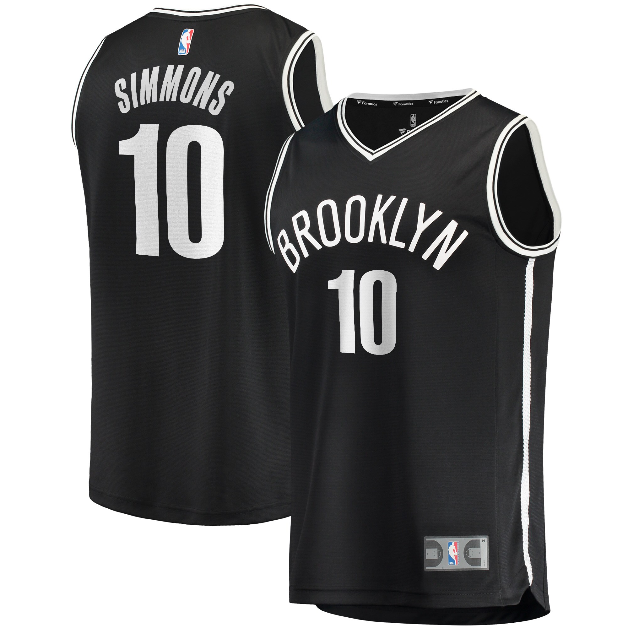 Ben Simmons Brooklyn Nets Fanatics Youth Fast Break Replica Player Jersey Black - Icon Edition